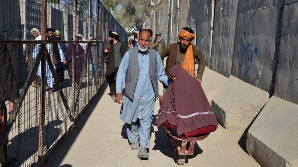 La frontera entre Afganistán y Pakistán