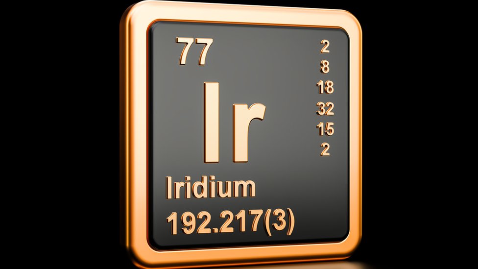 Iridio, el metal ultraescaso que abunda en los meteoritos y cuyo precio