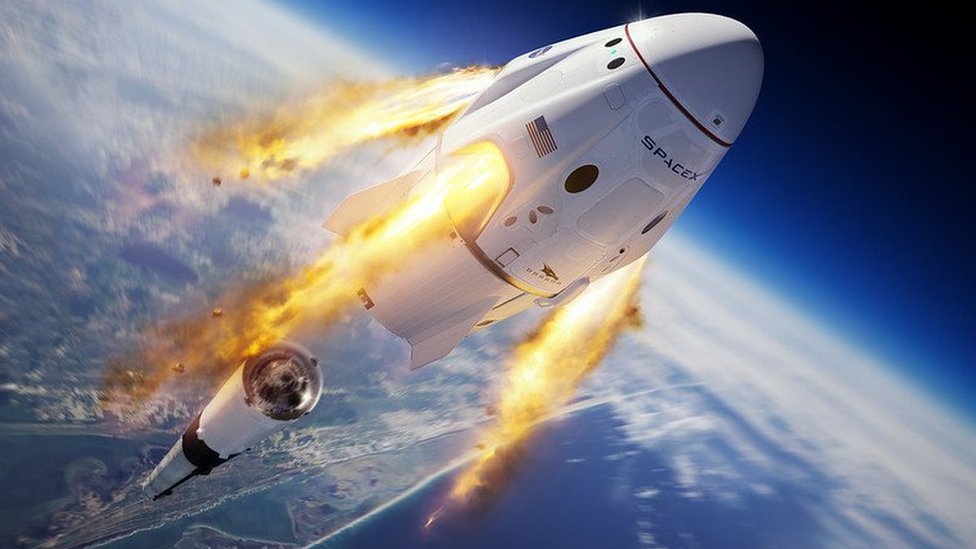 Lanzamiento de SpaceX y la NASA: 3 gráficos que explican la histórica misión rumbo a la Estación Espacial Internacional - BBC News Mundo