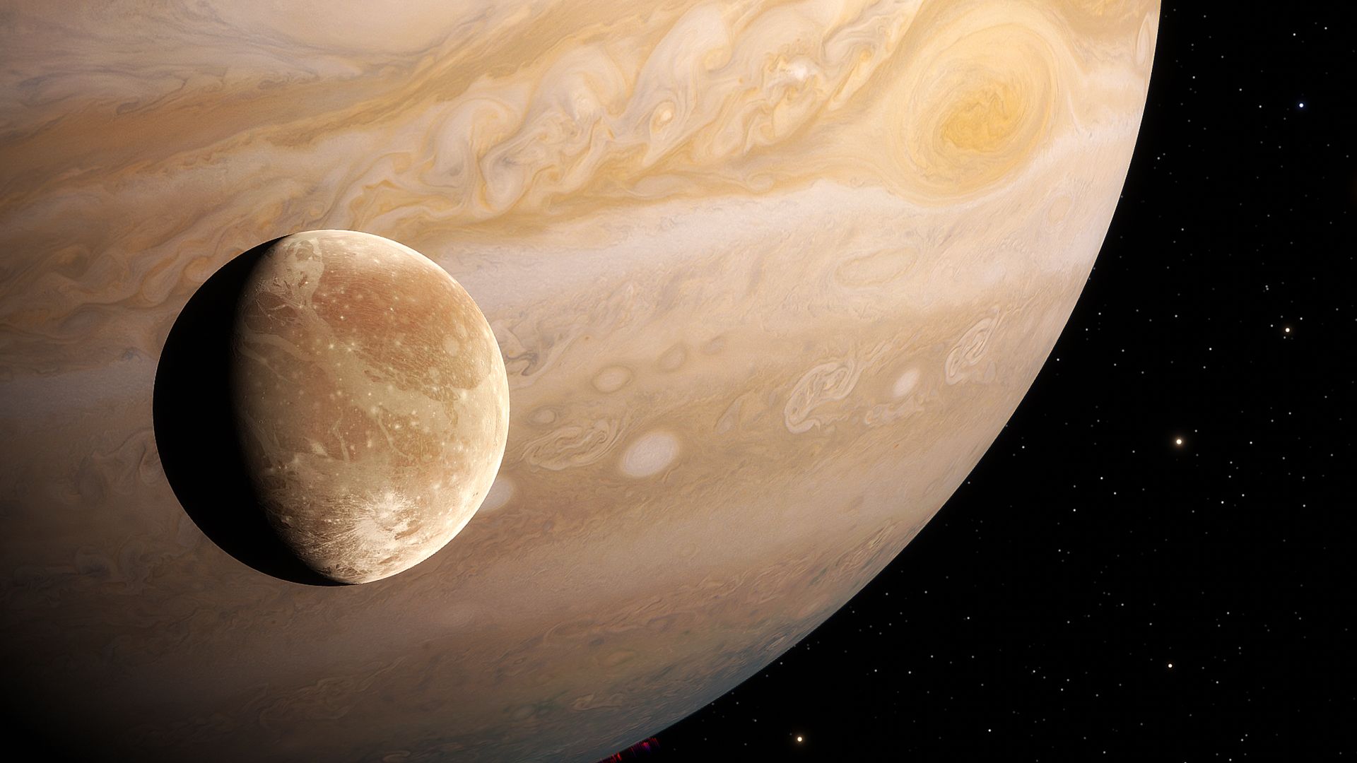 Jupiter s moon hit by 185 mile wide asteroid 4 billion years ago BBC Newsround