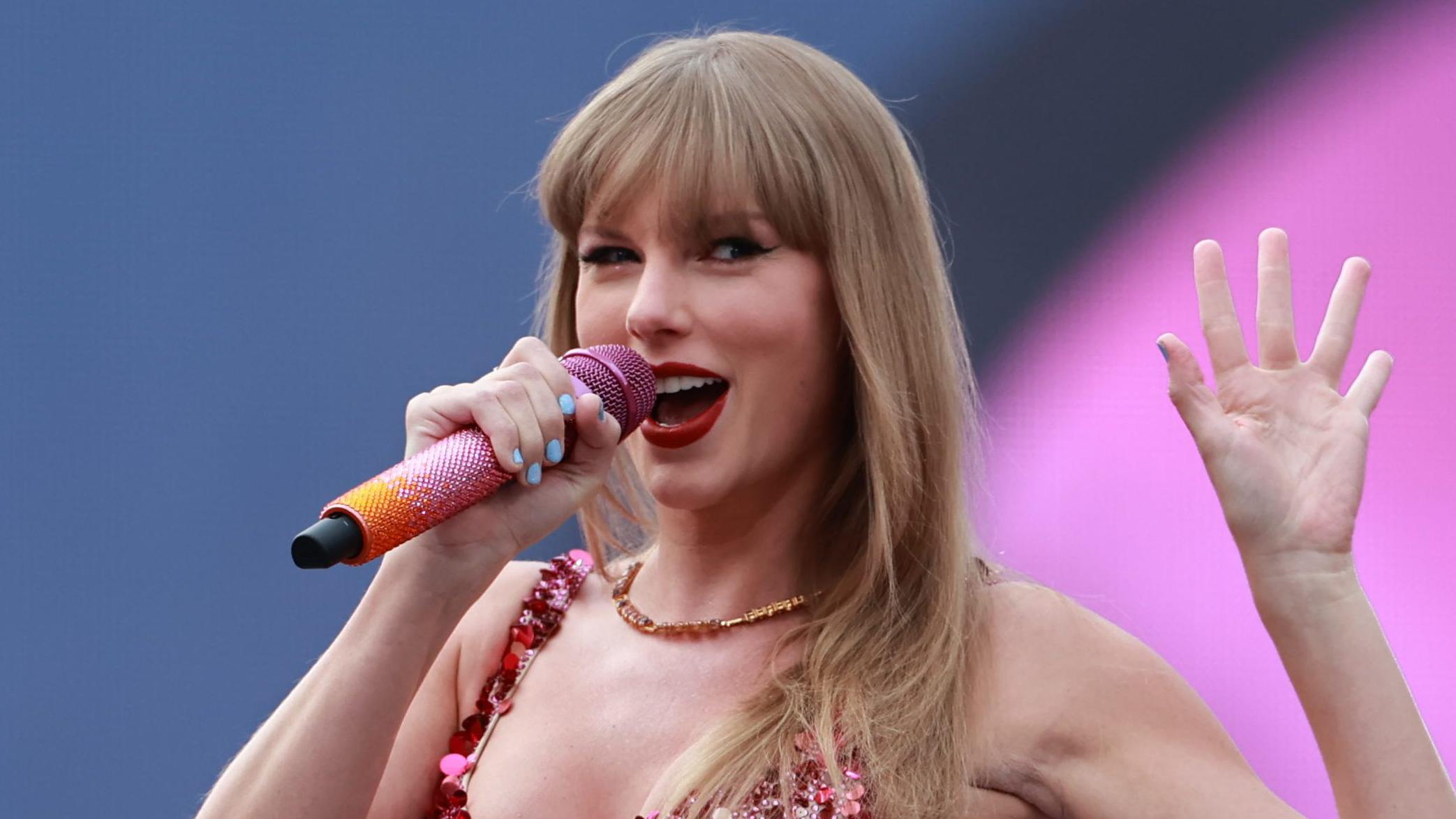 Taylor Swift announces new album on boyfriend Travis Kelce's podcast