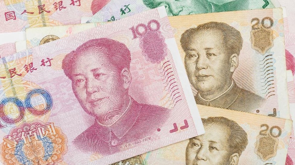 Billetes de renminbi o yuanes