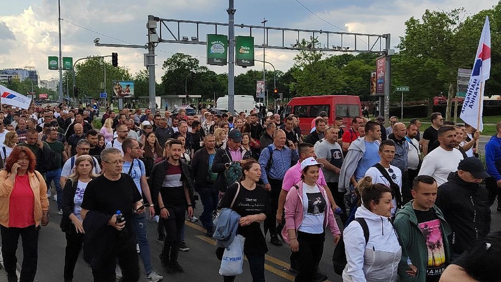 vučić, miting SNS