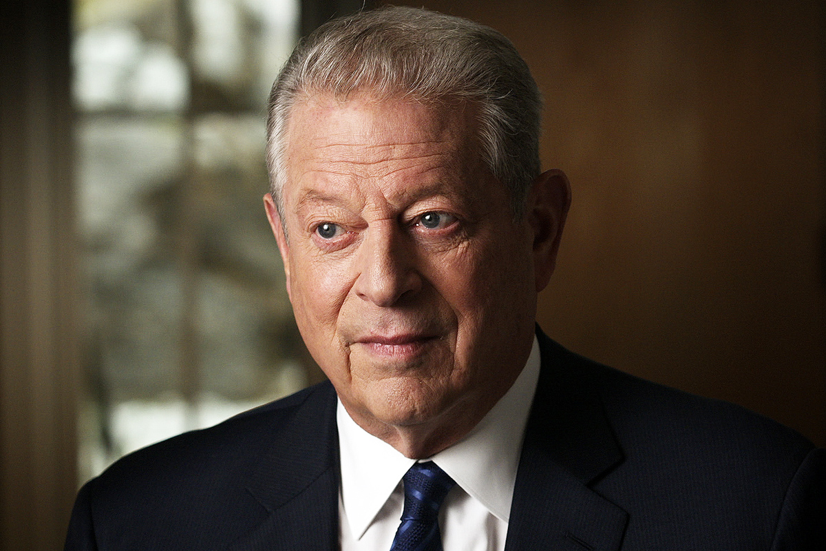 A photograph of former US Vice President Al Gore