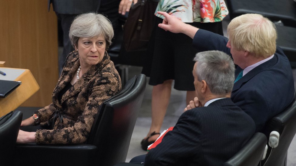 Theresa May ve Boris Johson