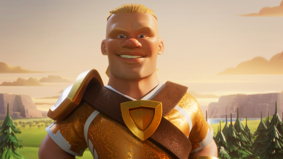 Erling Haaland: Manchester City footballer to star in Clash of Clans game