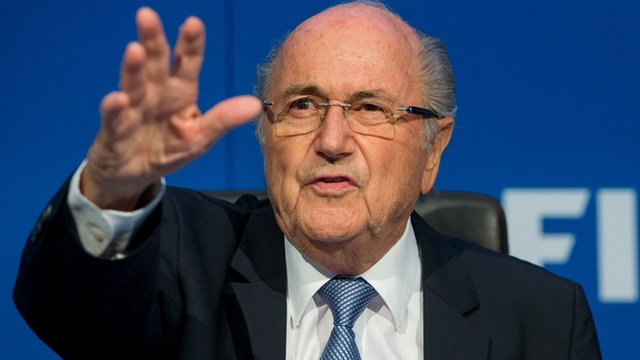 Banned Fifa president Sepp Blatter