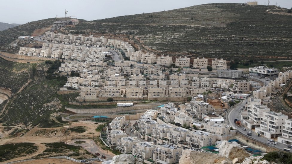 Еврейское поселение Рамат-Гиват-Зеев на оккупированном Израилем Западном берегу (19 марта 2020 г.)