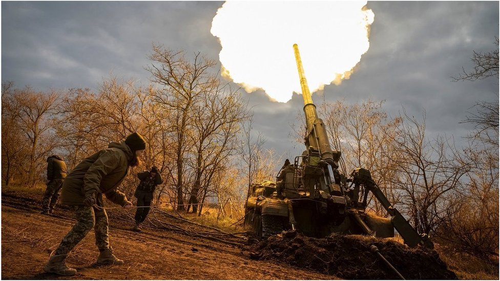 مقاتلون أوكرانيون على جبهة خيرسون