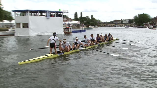 The victorious Leander and Molesey