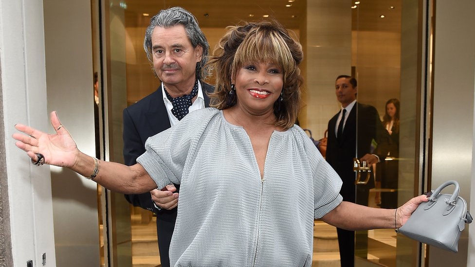 Erwin Bach y Tina Turner en 2015