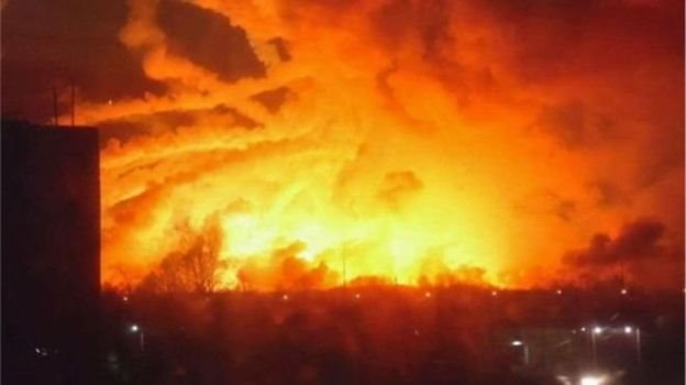 У 2017 році пожежа під Балаклією мала величезні масштаби
