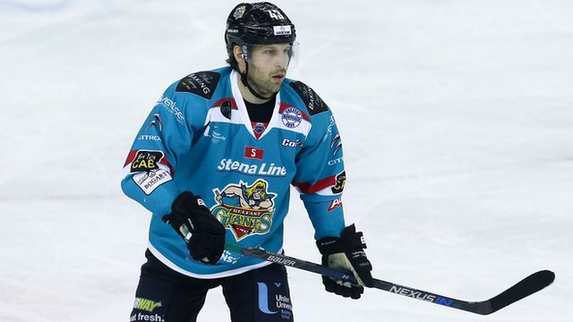 Belfast Giants player coach Derrick Walser