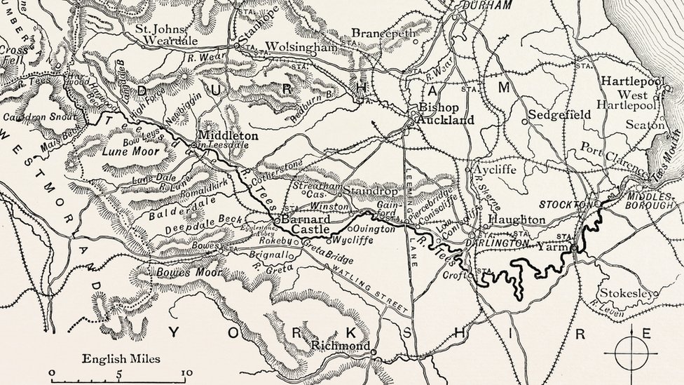 Карта реки Тис