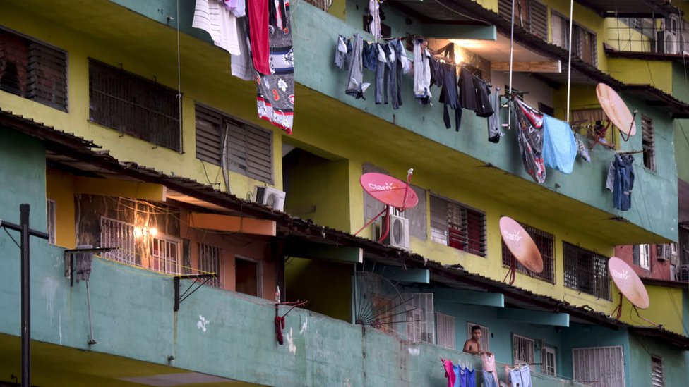 Barrio pobre en Panamá.