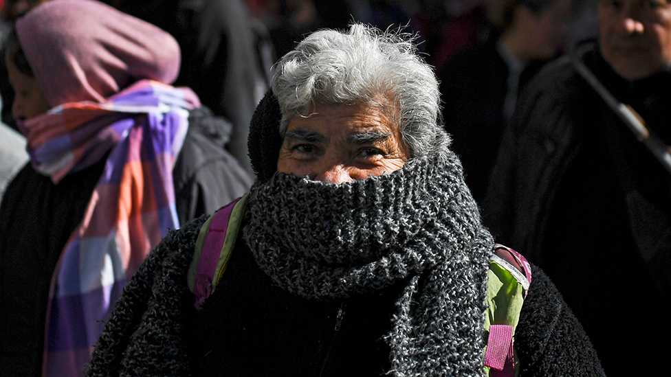 Una jubilada en Argentina