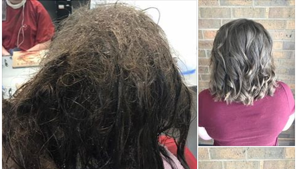 Hairdressers refuse to shave depressed teen's matted hair - BBC News