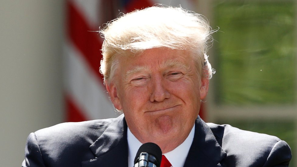 Donald Trump dijo que la única forma de que su país participe en un acuerdo climático es una renegociación del pacto. Donald Trump