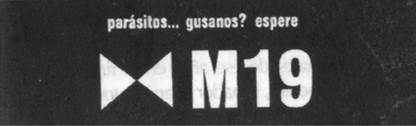 Publicidad del M-19