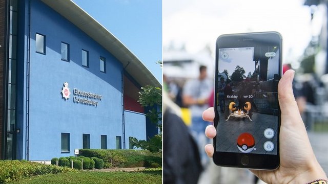 Gloucestershire Police HQ and Pokemon Go game
