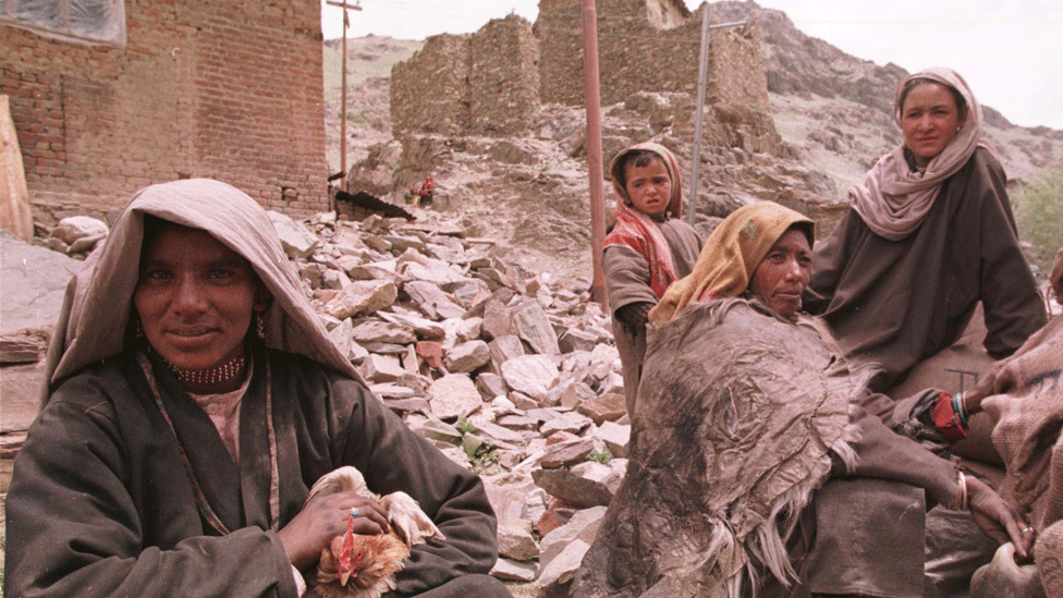 Residentes de la región de Kargil en Cachemira