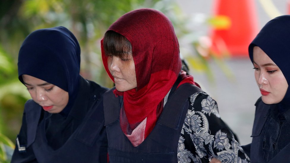 Doan Thi Huong menganggap yang dia lakukan adalah bagian dari lelucon TV
