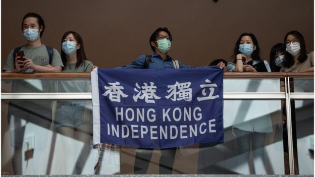 宣傳香港獨立被視為是犯罪活動