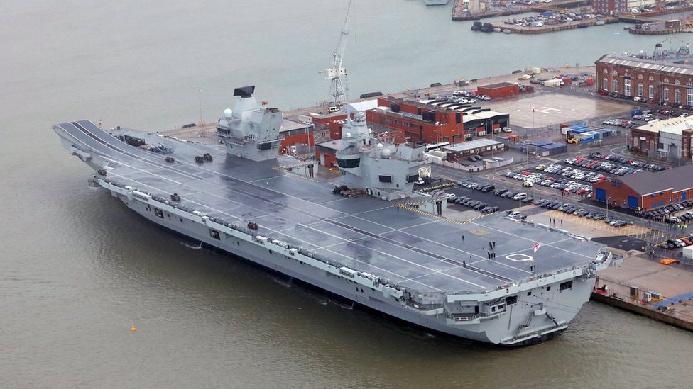 Hms Queen Elizabeth Water Leak On Aircraft Carrier Neck High c News