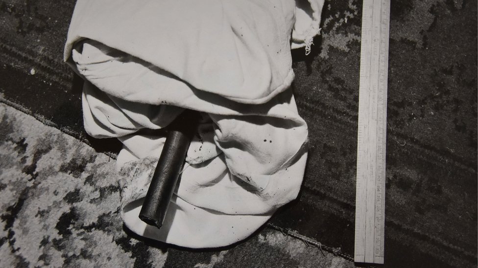 Una porra casera fue una de las armas con las que se asesinó a West. (Foto: Archivos Nacionales de Reino Unido) The cosh (Foto: Archivos Nacionales de Reino Unido)