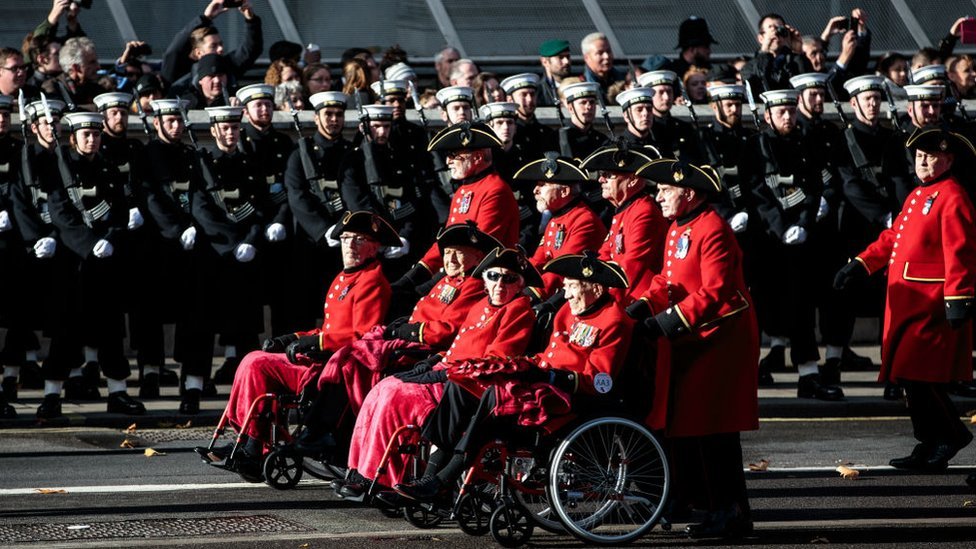 Desfile militar en Londres.