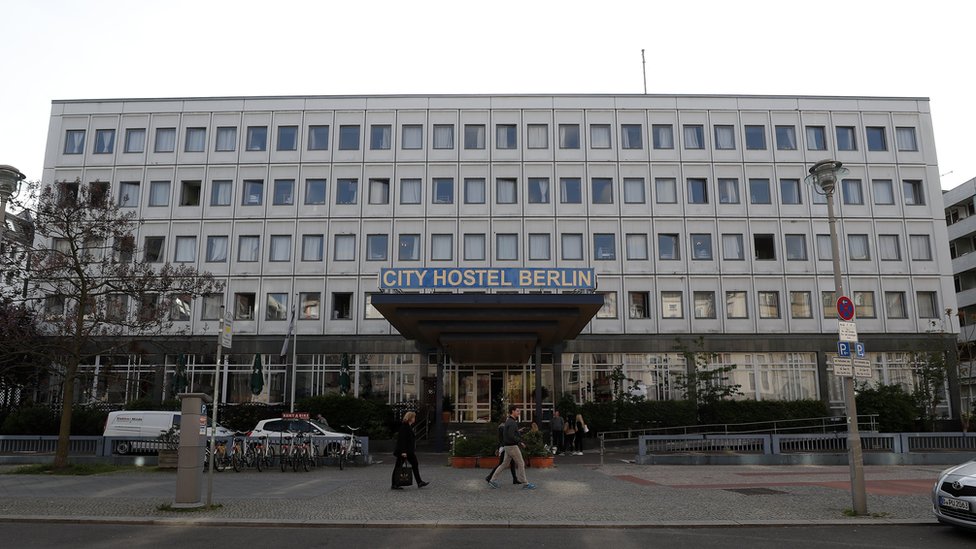 El albergue tiene una arquitectura típica de la era comunista City Hostel Berlin