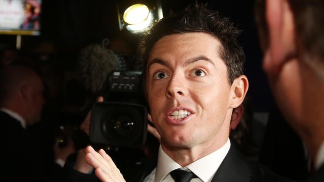 Rory McIlroy was in Belfast for a charity gala dinner