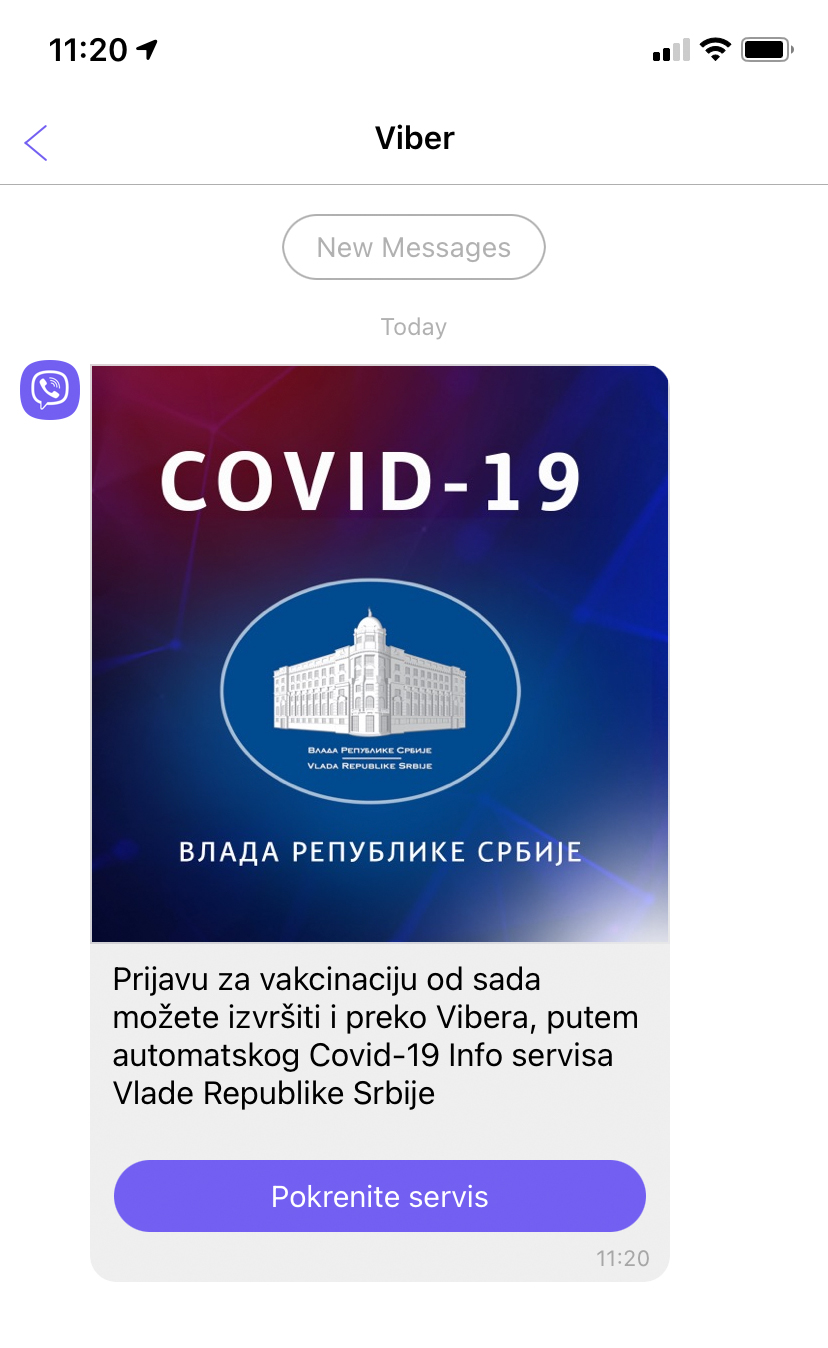 skrinšot poziva preko vajbera