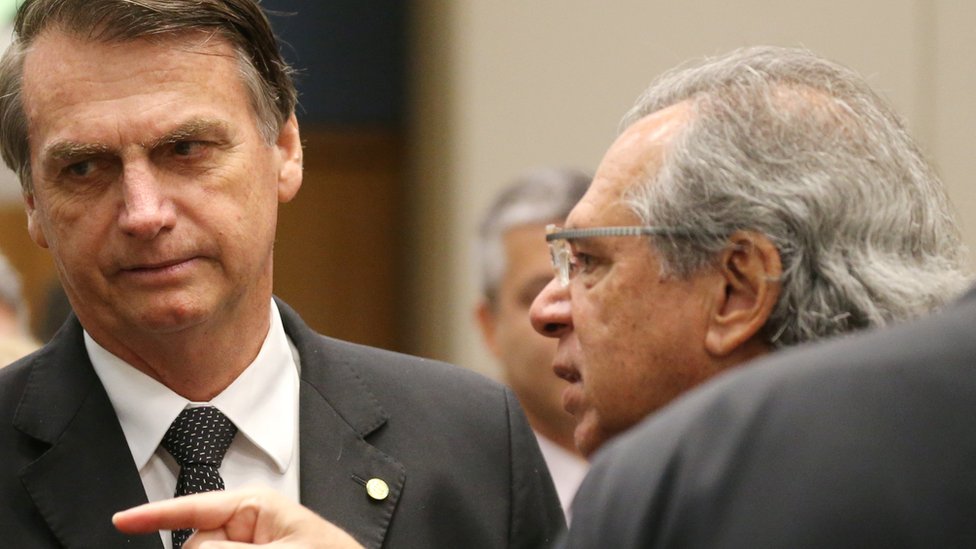 Bolsonaro y Paulo Guedes