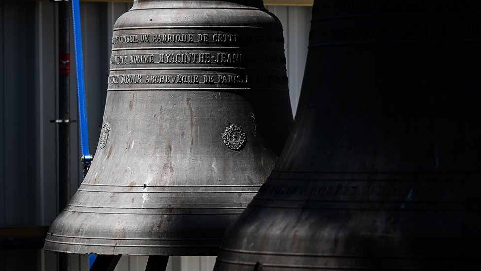 Thiefs are stealing church bells in France, but likely not for the metal 