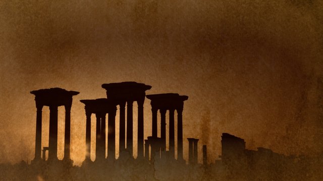 Palmyra pillars