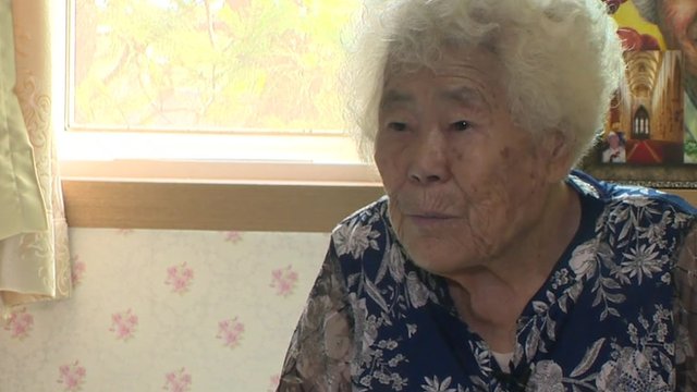 Former comfort woman I was forced to have sex with many men