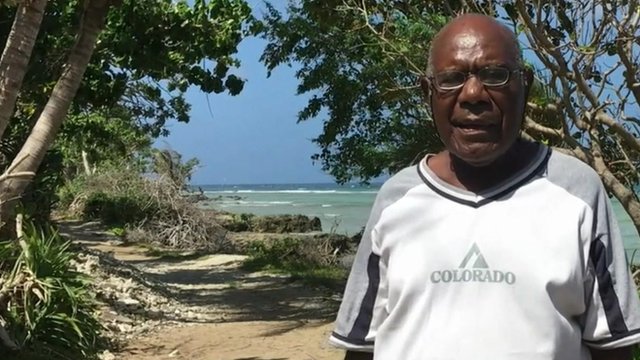 John Kalmatak on Nguna island, Vanuatu
