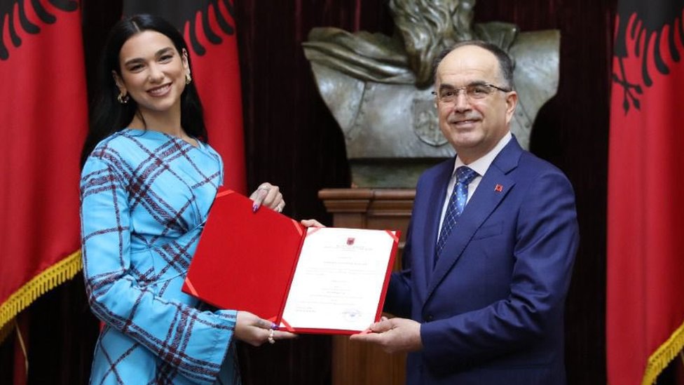 Dua Lipa i albanski predsednik Bajram Begaj