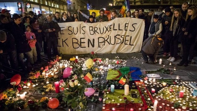 Vigil in Brussels