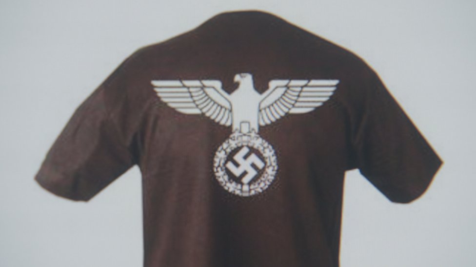 Anti-Islamic Nazi T-shirts by military - BBC News