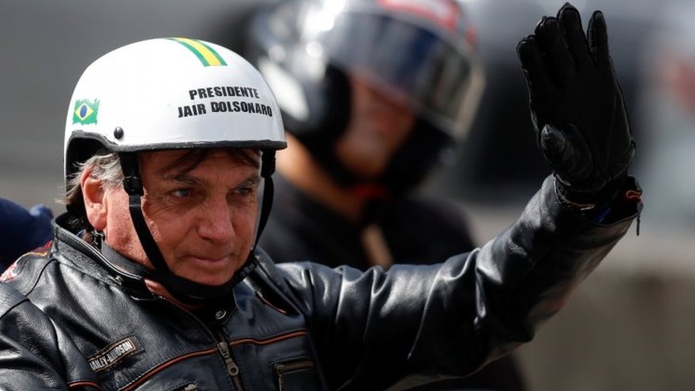 Jair Bolsonaro em motociata