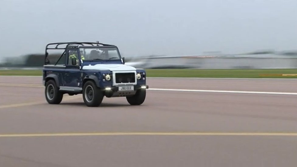 The JE Zulu is given a test run at Coventry Airport