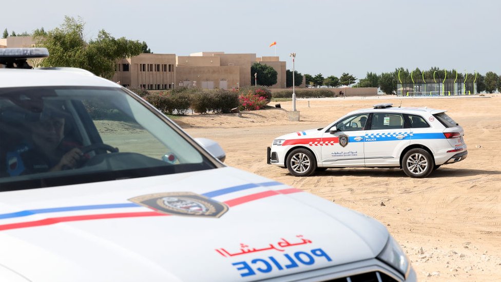 Coches de policía en Qatar