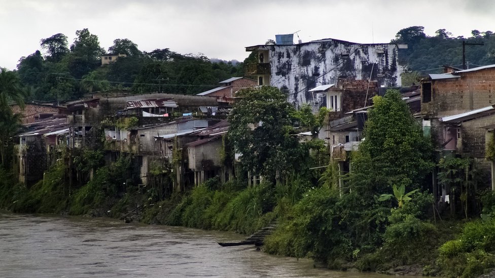 Vista del río San Juan, en Colombia.