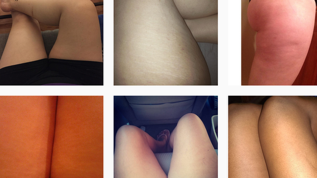 Selection of images of thighs