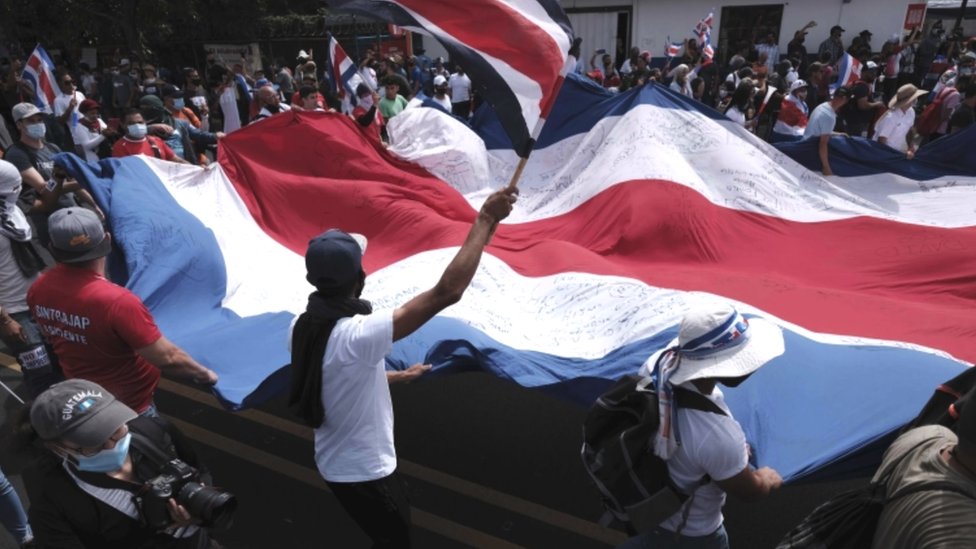 Protests in Costa Rica