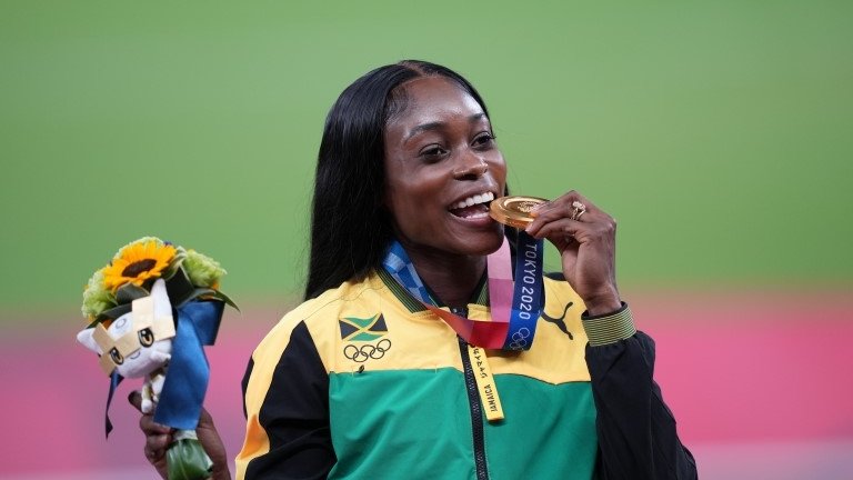 Elaine Thompson-Herah: Instagram blocks gold medallist who shared race win