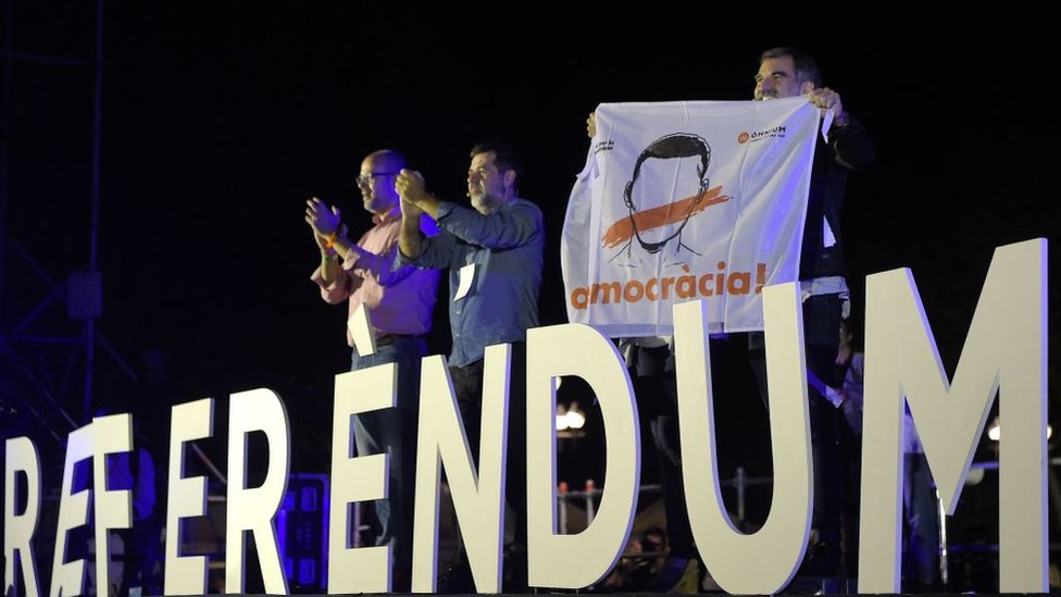 Ambas asociaciones tienen un gran poder de convocatoria. Cuixart y Sanchez