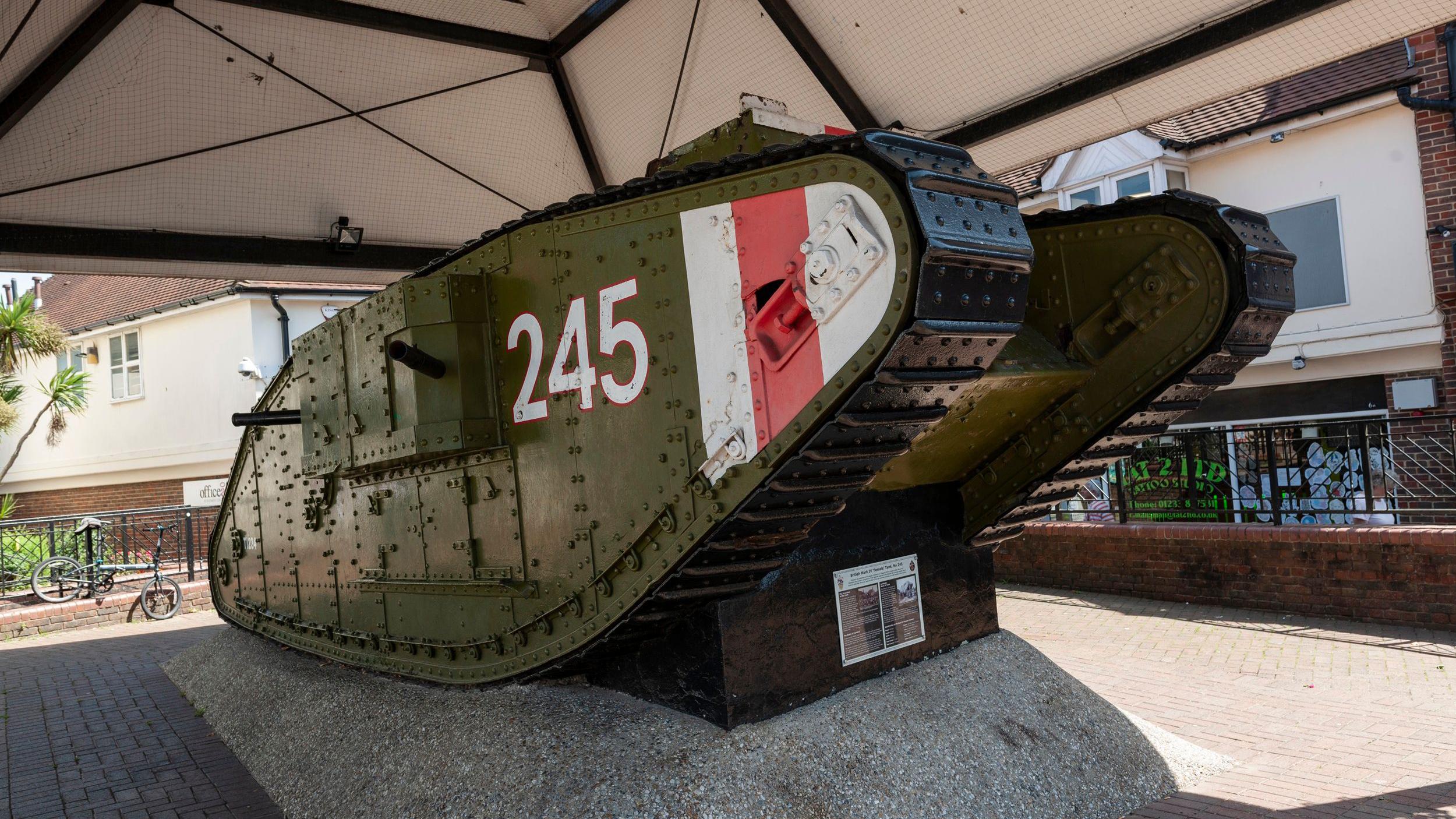 How an unpopular WW1 tank in Ashford survived 100 years